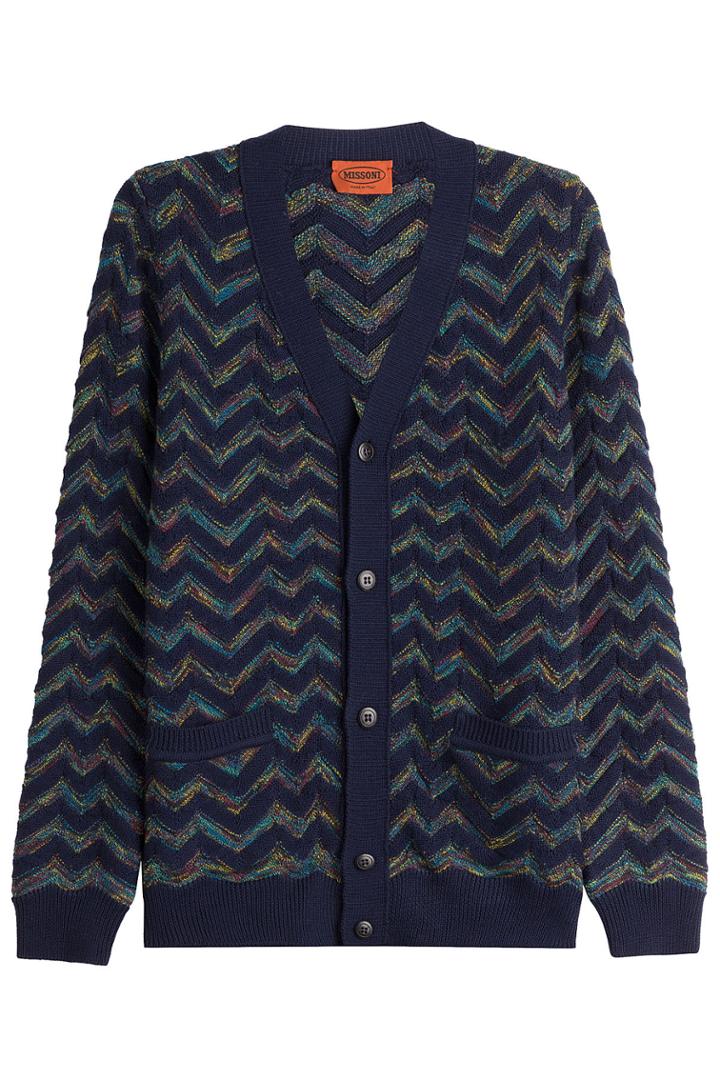 Missoni Missoni Wool Cardigan - Blue