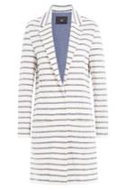 Steffen Schraut Steffen Schraut Marled Stripe Knit Coat - Multicolored