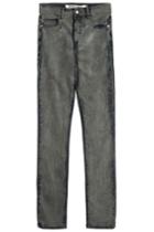 Mcq Alexander Mcqueen Mcq Alexander Mcqueen Low-waist Skinny Distressed Jeans - Grey