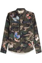 Valentino Valentino Printed Cotton Shirt With Patches