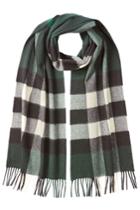 Burberry Shoes & Accessories Burberry Shoes & Accessories Cashmere Check Print Scarf - Green