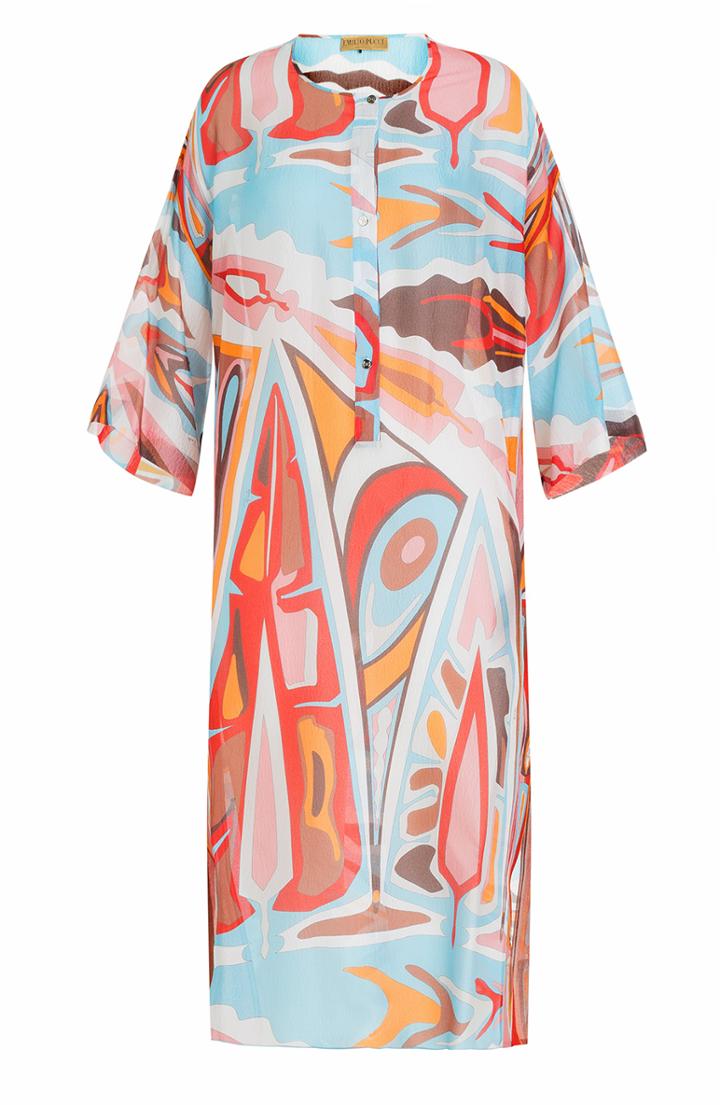 Emilio Pucci Printed Silk Caftan