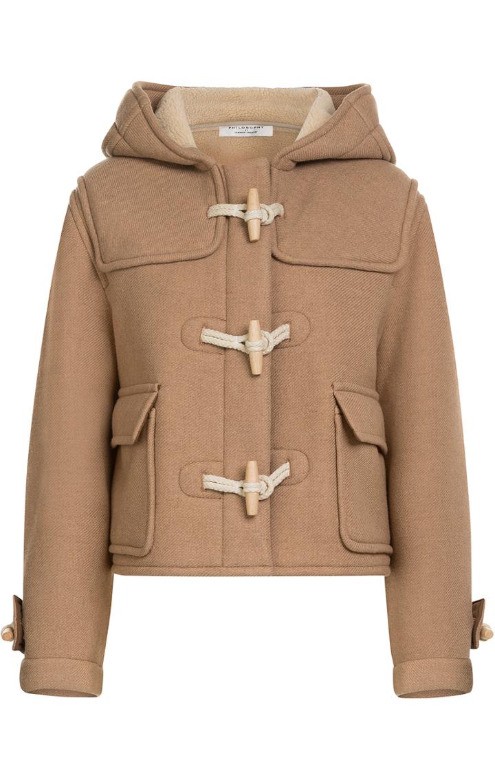 Philosophy Di Lorenzo Serafini Duffle Jacket With Wool