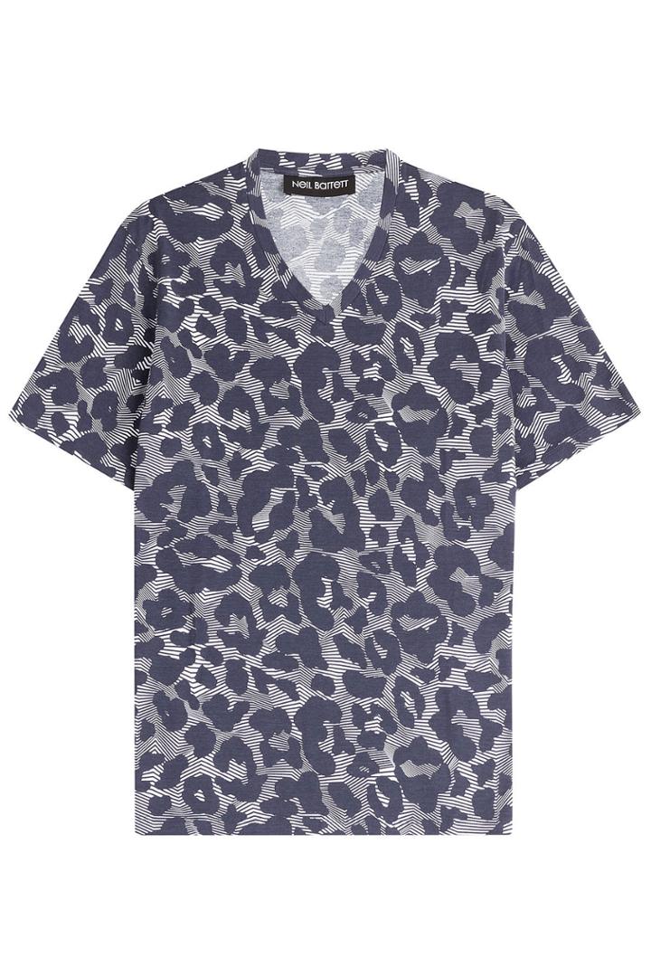 Neil Barrett Neil Barrett Printed Cotton T-shirt - Multicolored