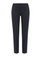Jil Sander Navy Jil Sander Navy Cropped Cotton Pants - Blue