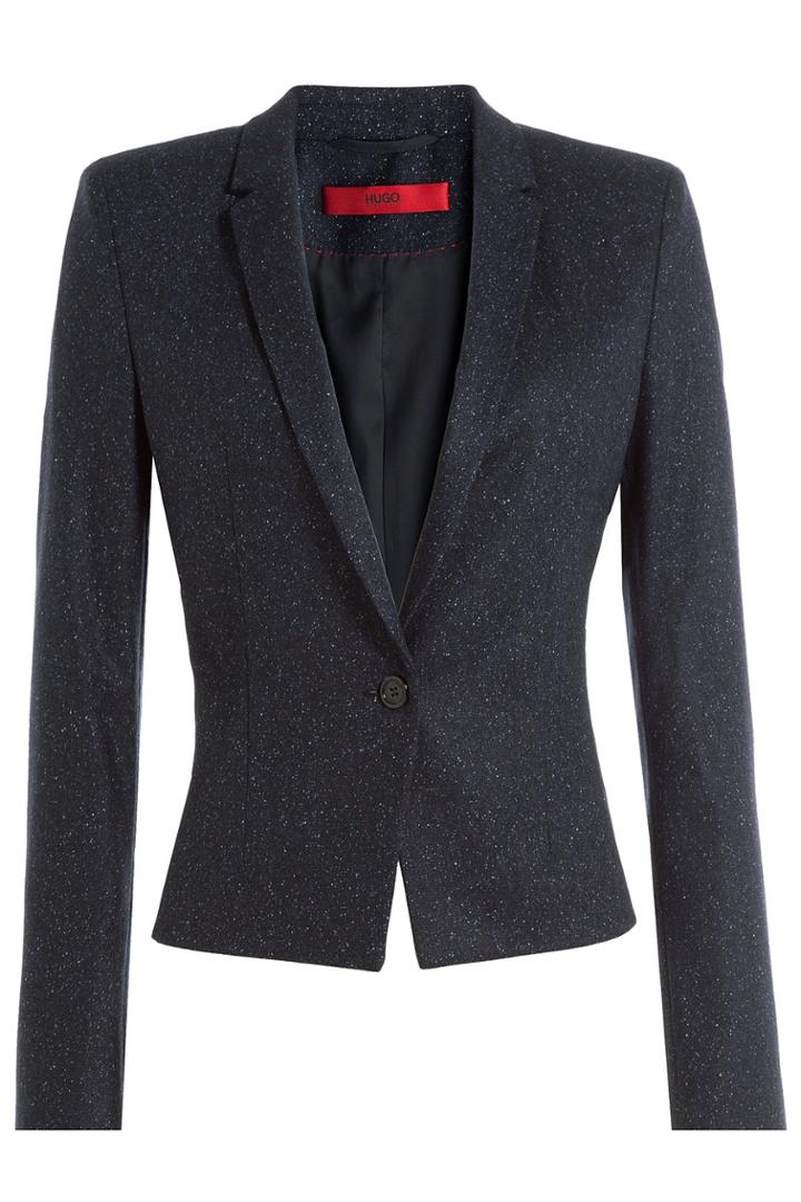 Hugo Hugo Blazer With Virgin Wool And Silk