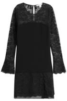 Diane Von Furstenberg Diane Von Furstenberg Dress With Lace - Black