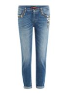 Seven For All Mankind Seven For All Mankind Embellished Cropped Jeans