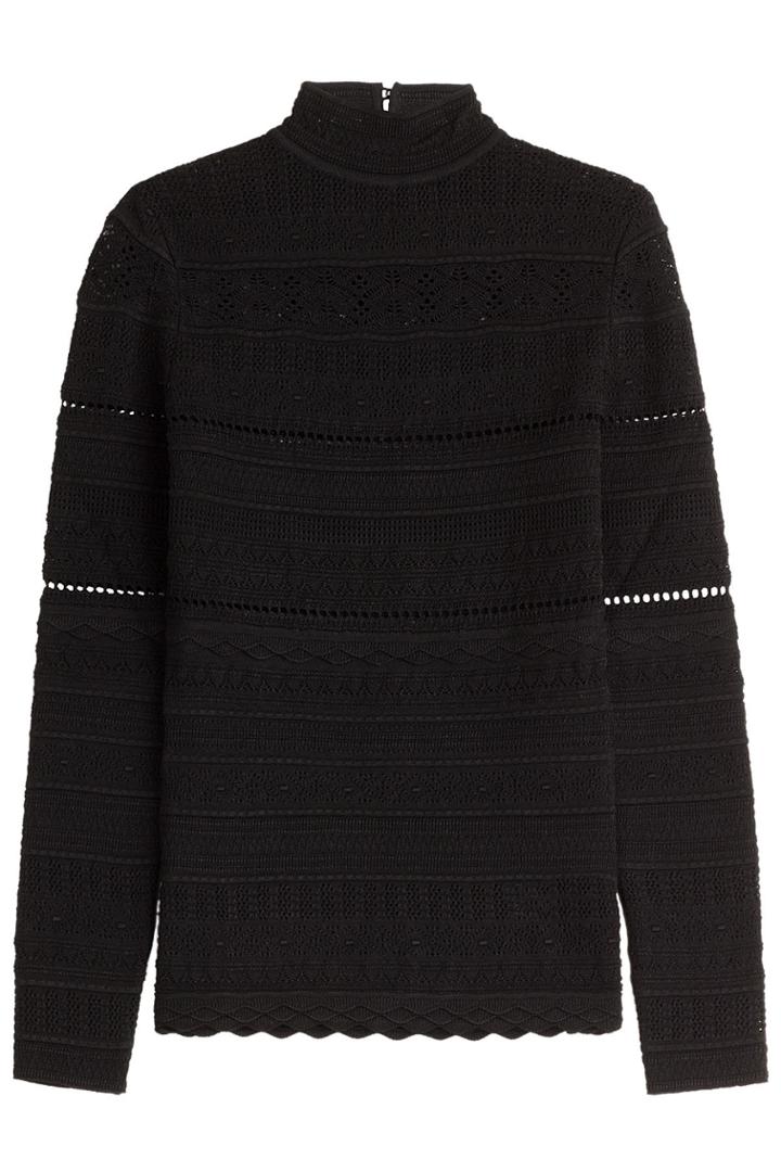 Alexander Mcqueen Alexander Mcqueen Lace Knit Top