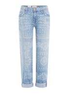 Current/elliott Current/elliott Printed Cropped Jeans - None