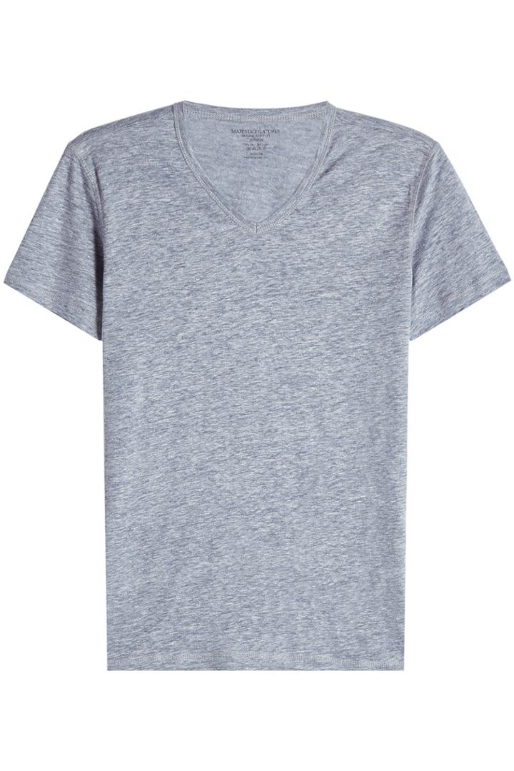 Majestic Majestic Linen T-shirt With Silk