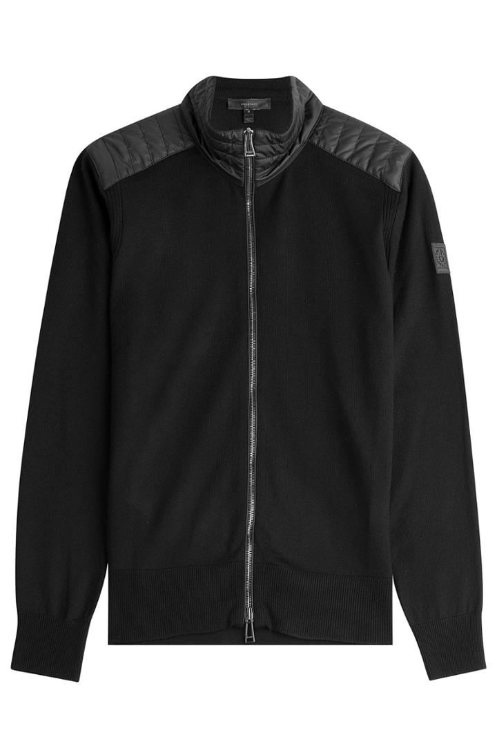 Belstaff Belstaff Kelby Zipped Wool Cardigan - Black