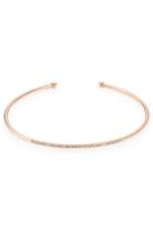 Diane Kordas Diane Kordas 18kt Rose Gold Bangle With White Diamonds