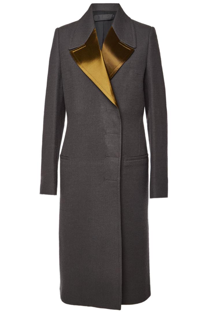 Haider Ackermann Haider Ackermann Wool Coat With Satin Lapels