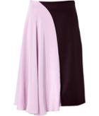 3.1 Phillip Lim Two-tone Skirt In Berry/lavender