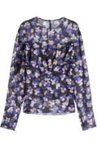 Philosophy Di Lorenzo Serafini Philosophy Di Lorenzo Serafini Printed Silk Chiffon Blouse