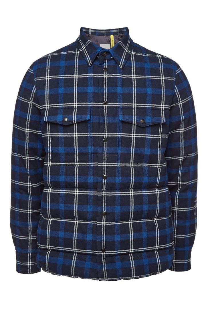 Moncler Genius Moncler Genius 7 Moncler Fragment Hiroshi Fujiwara Moran Checked Cotton Shirt With Down Filling