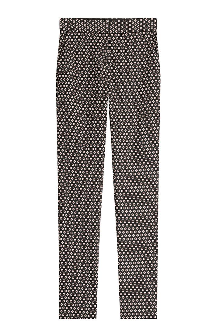 Diane Von Furstenberg Printed Cotton Blend Pants