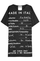 Moschino Moschino Printed T-shirt Dress - Black
