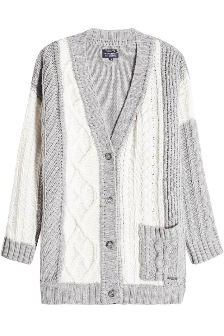Woolrich Woolrich Cardigan With Wool, Cashmere And Angora