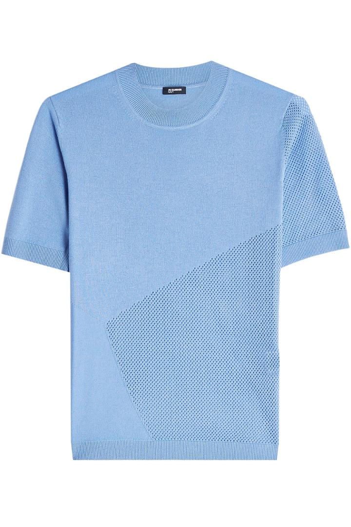 Jil Sander Navy Jil Sander Navy Pullover In Silk And Cashmere