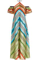 Mary Katrantzou Mary Katrantzou Kahlo Striped Dress With Cotton And Linen