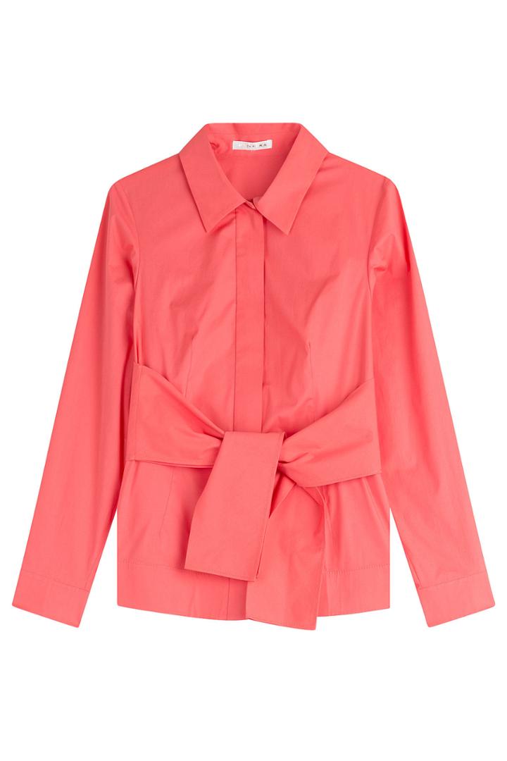 Paule Ka Paule Ka Belted Cotton Shirt - Red