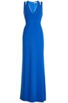 Halston Heritage Halston Heritage Floor Length Gown With Cut-out Detail