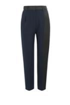 Mcq Alexander Mcqueen Mcq Alexander Mcqueen High Waist Cropped Wool Trousers - Blue