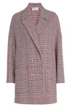Red Valentino Red Valentino Printed Coat With Wool