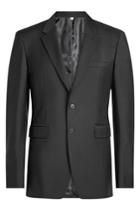 Burberry London Burberry London Wool Blazer With Mohair - Black