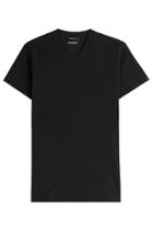 Jil Sander Jil Sander Cotton V-neck T-shirt - Black