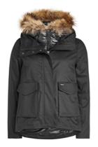 Woolrich Woolrich 3 In 1 Military Down Jacket With Fur-trimmed Hood