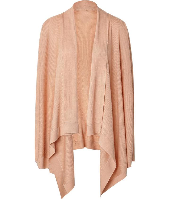 Donna Karan New York Cashmere-blend Draped Front Cardigan