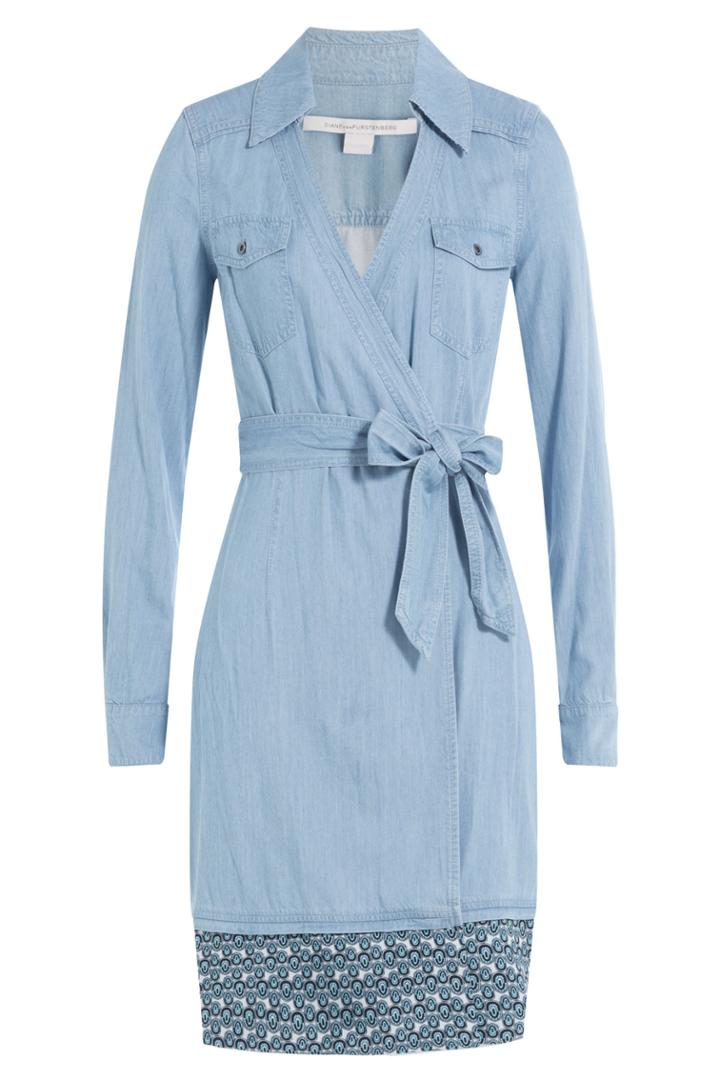 Diane Von Furstenberg Diane Von Furstenberg Denim Dress - Blue