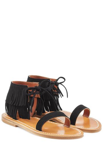 K.jacques K.jacques Suede Sandals - Black