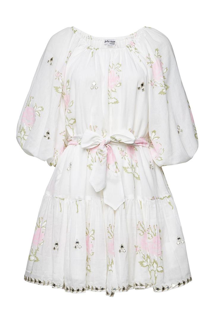 Juliet Dunn Juliet Dunn Floral Cotton Mini Dress