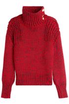 Rag & Bone Rag & Bone Turtleneck Pullover With Wool - Red