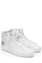 Golden Goose Golden Goose Crystal Slide High-top Sneakers With Embellishment