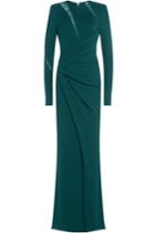 Elie Saab Elie Saab Draped Floor Length Gown With Lace - None