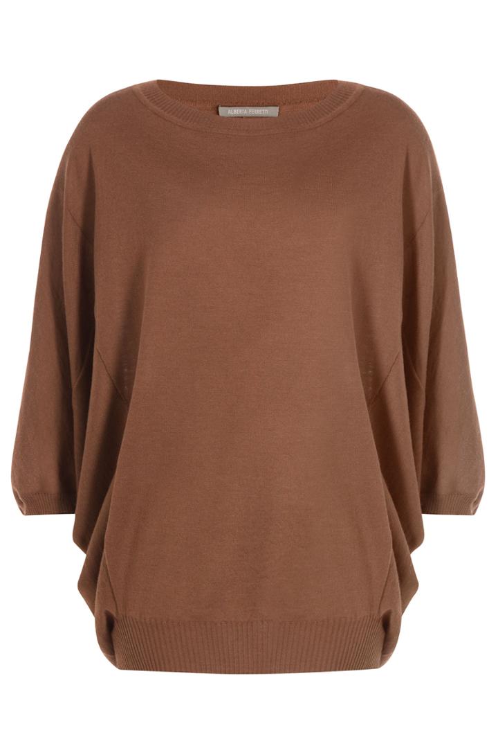 Alberta Ferretti Alberta Ferretti Virgin Wool Pullover - Brown