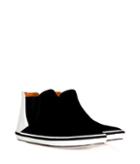 Marc Jacobs Leather Two-tone High-top Slip-ons