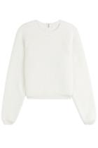 See By Chloé See By Chloé Cotton Pullover With Zipped Back - White