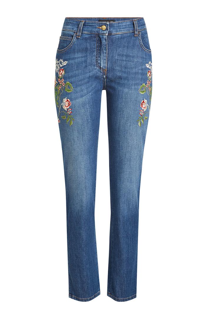 Etro Etro Embroidered Jeans