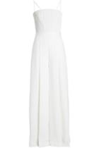 Brandon Maxwell Brandon Maxwell Floor Length Gown With Pleated Top