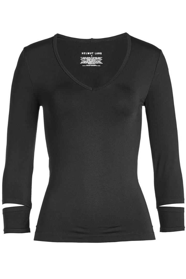 Helmut Lang Helmut Lang T-shirt With Cut-out Detail