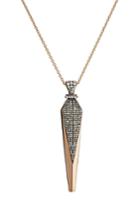 Diane Kordas Diane Kordas 18kt Rose Gold Loop Lid Amulette With White Diamonds