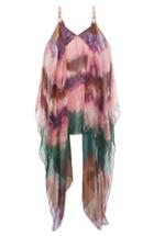 Emilio Pucci Tie-dye Silk Chiffon Dress
