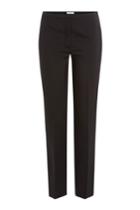 Nina Ricci Nina Ricci Straight Leg Wool Trousers - Black
