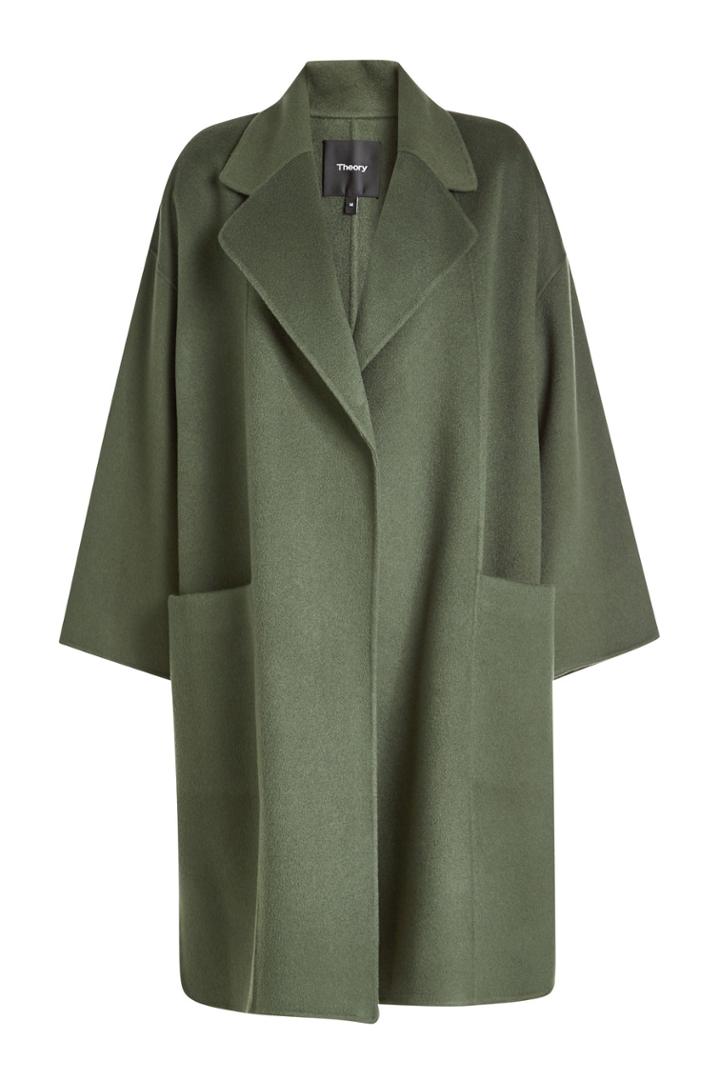 Theory Theory Kimono Wool Coat With Cashmere
